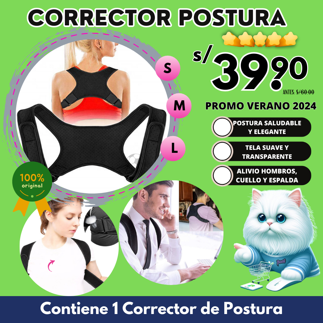Corrector de Postura - UNISEX (unidad)