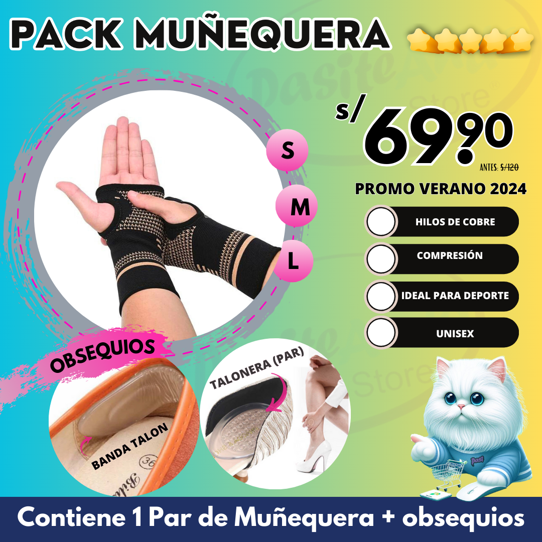 Pack Muñequera  (1 par)