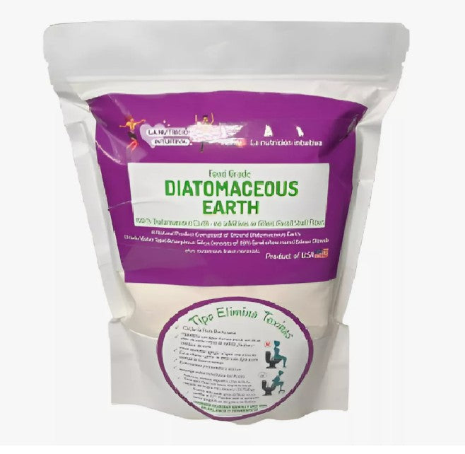 Tierra de Diatomeas Food Grade (Grado Alimenticio). 600 gramos