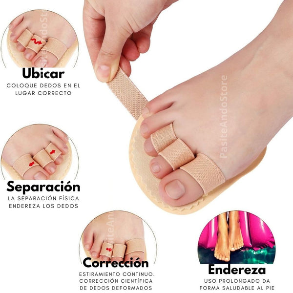 Férula Enderezador de dedos (1 par). UNISEX.