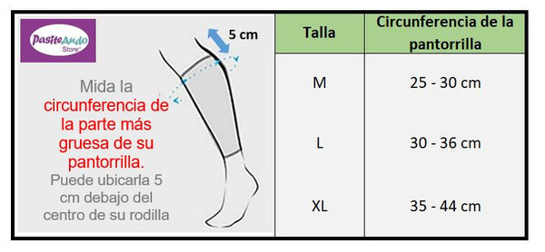 Pantorrillera de Compresión para Fútbol ( 1 par)